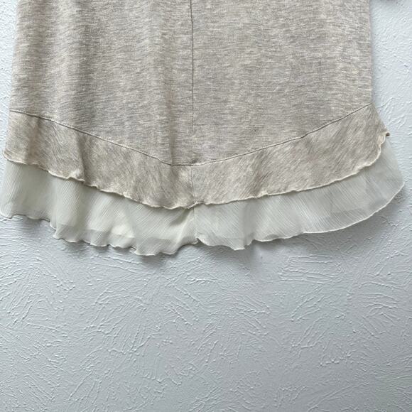 Living Doll Tan and Cream Shirt - Picture 3 of 6